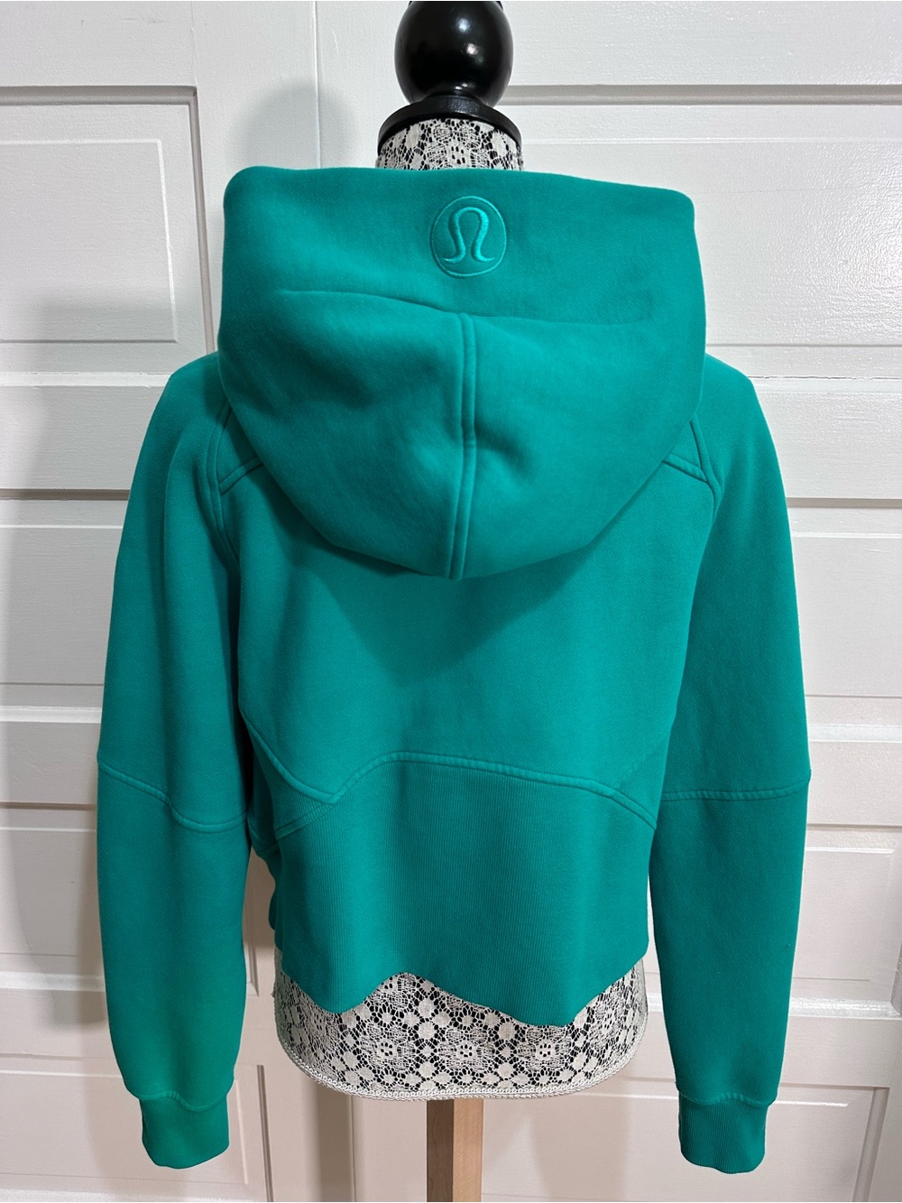 Lululemon Scuba Oversized Half-Zip Hoodie Size XS/S Kelly Green Soft $138 - Picture 4 of 6